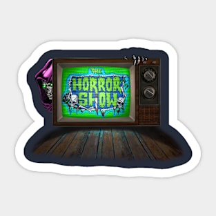 Horror Show Retro TV Sticker